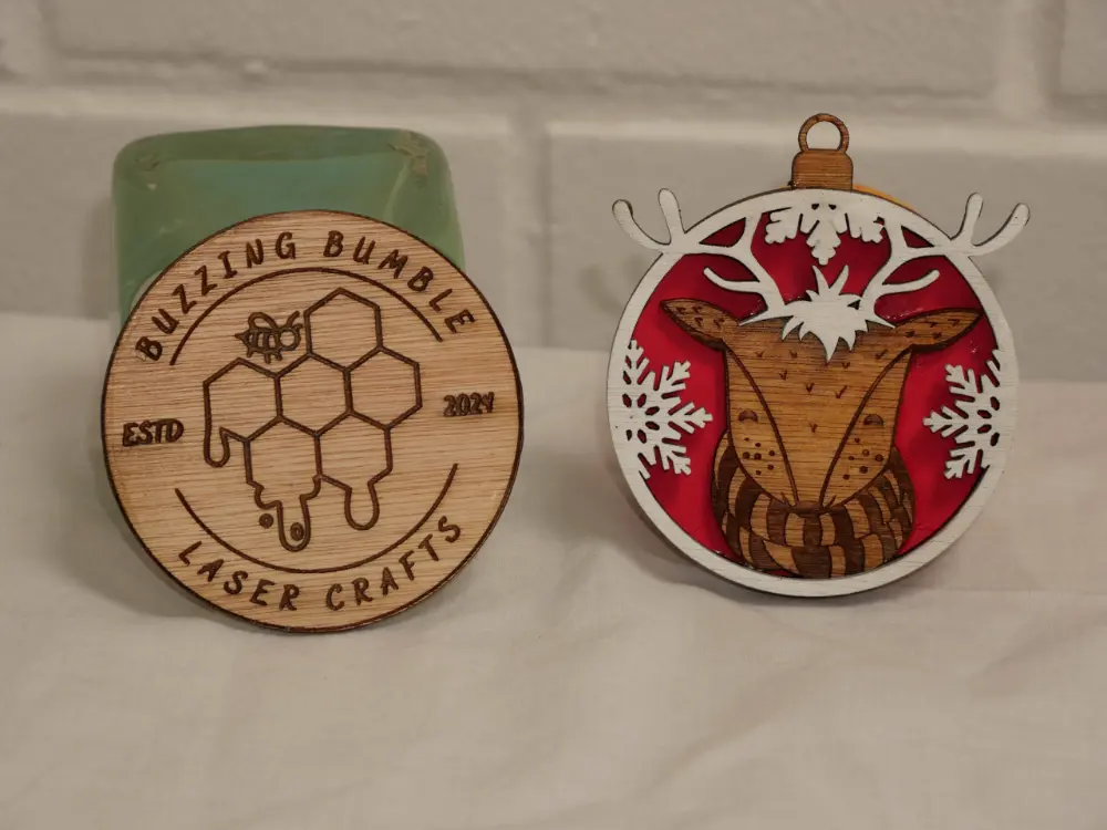 Christmas Tree Wooden Decoration - Reindeer