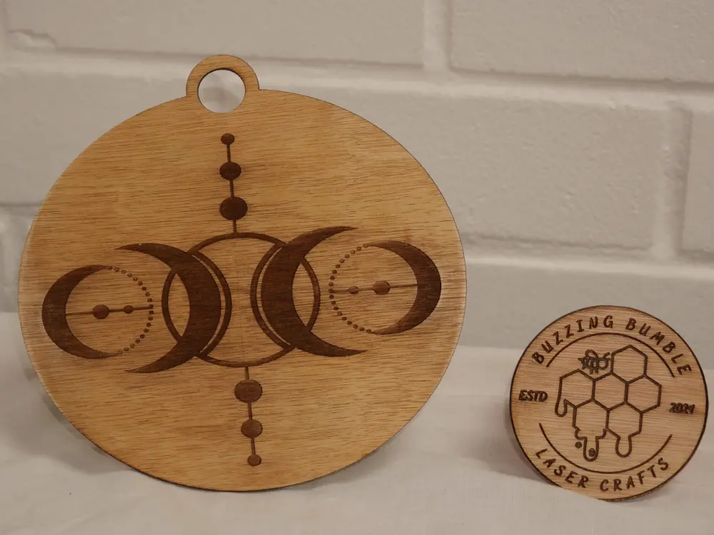 Pagan Triple Moon - Hanging Display 2