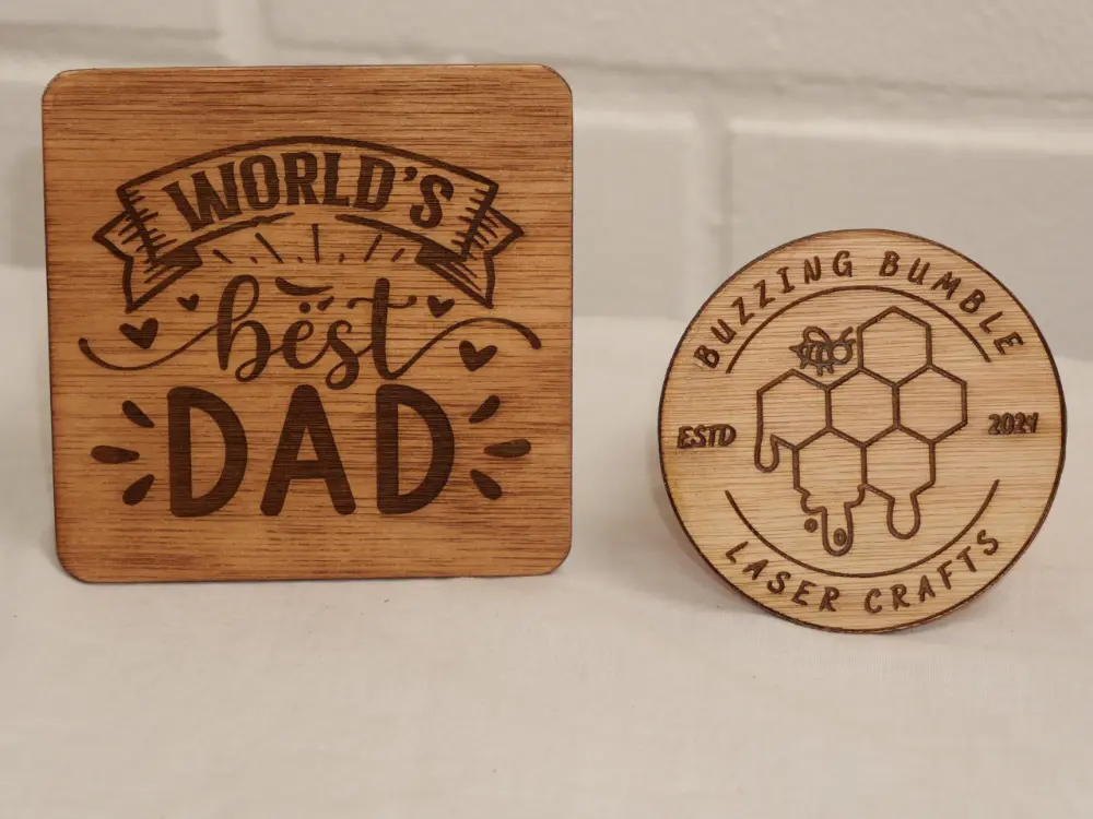 Wooden Coaster - Best Dad