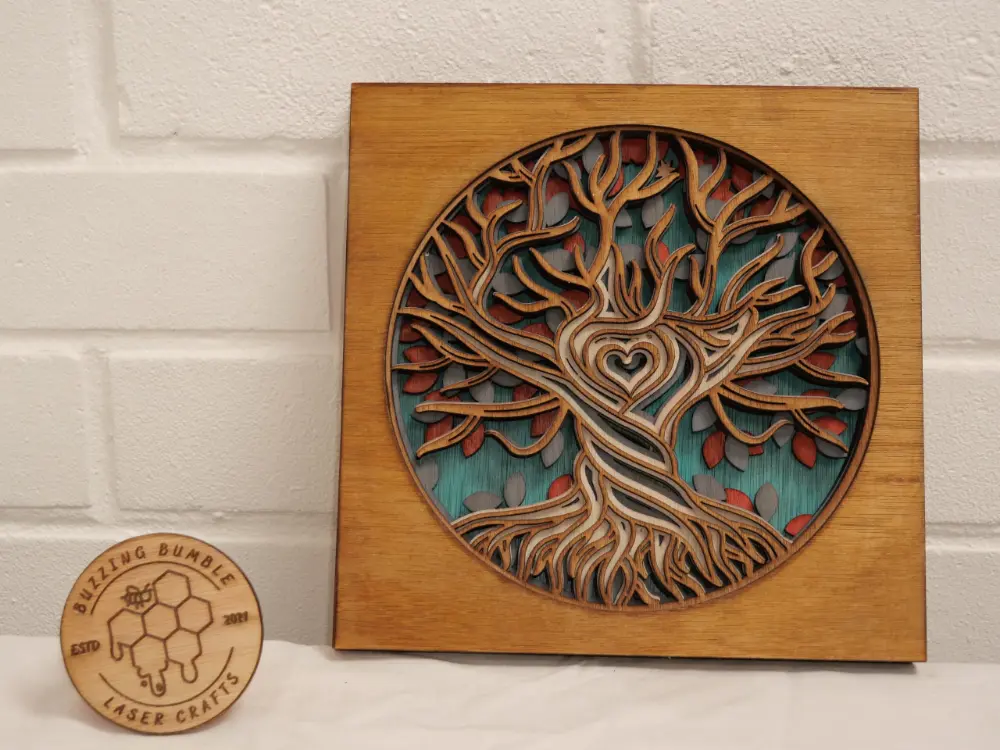 Multi Layer Tree - Wood Stain