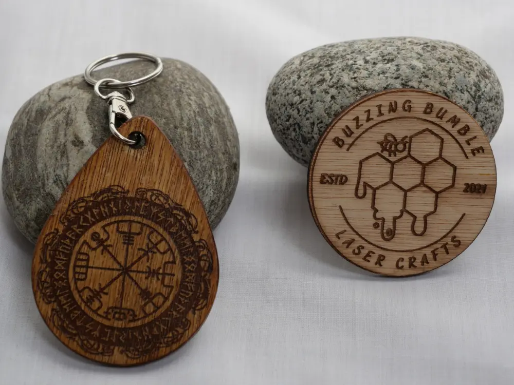 Vegvisir Compass (Nordic Compass) Keyring Design 4