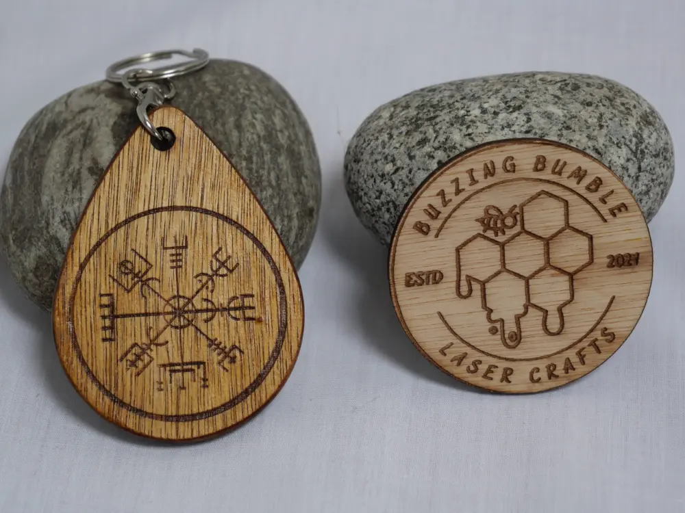 Vegvisir Compass (Nordic Compass) Key Ring Design 2