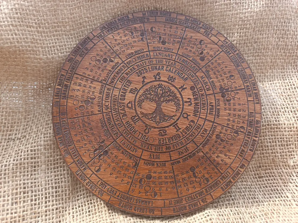 Lunar Calendar 2025 (Tree Of Life Centre)