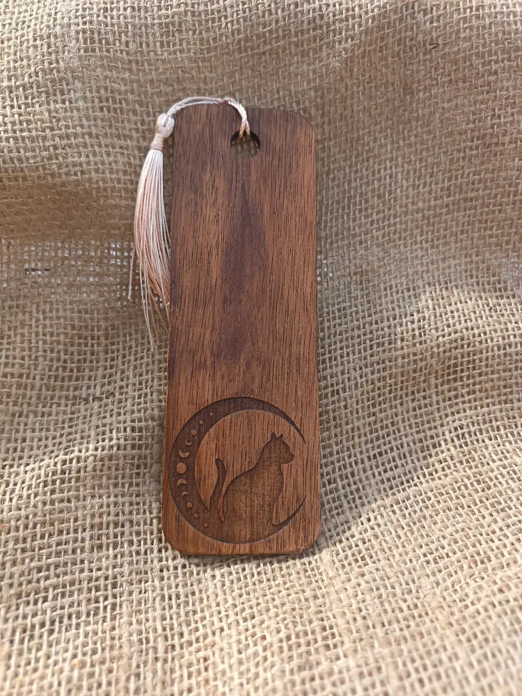 Cat & Moon Bookmark