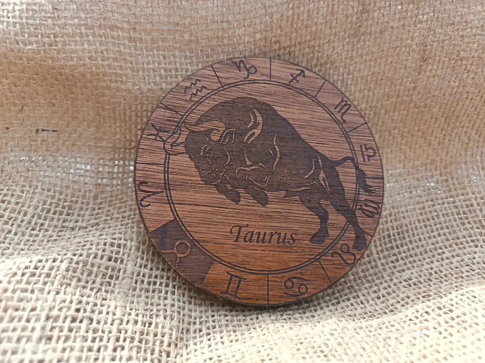 Taurus Star Sign Coaster (edit)