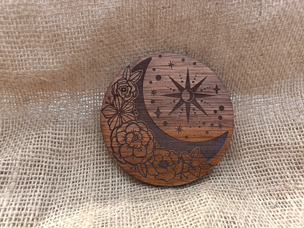 Moon & Roses Coaster