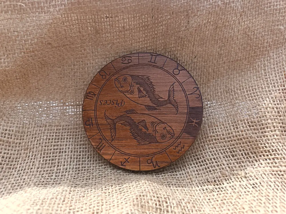 Pisces Star Sign Coaster
