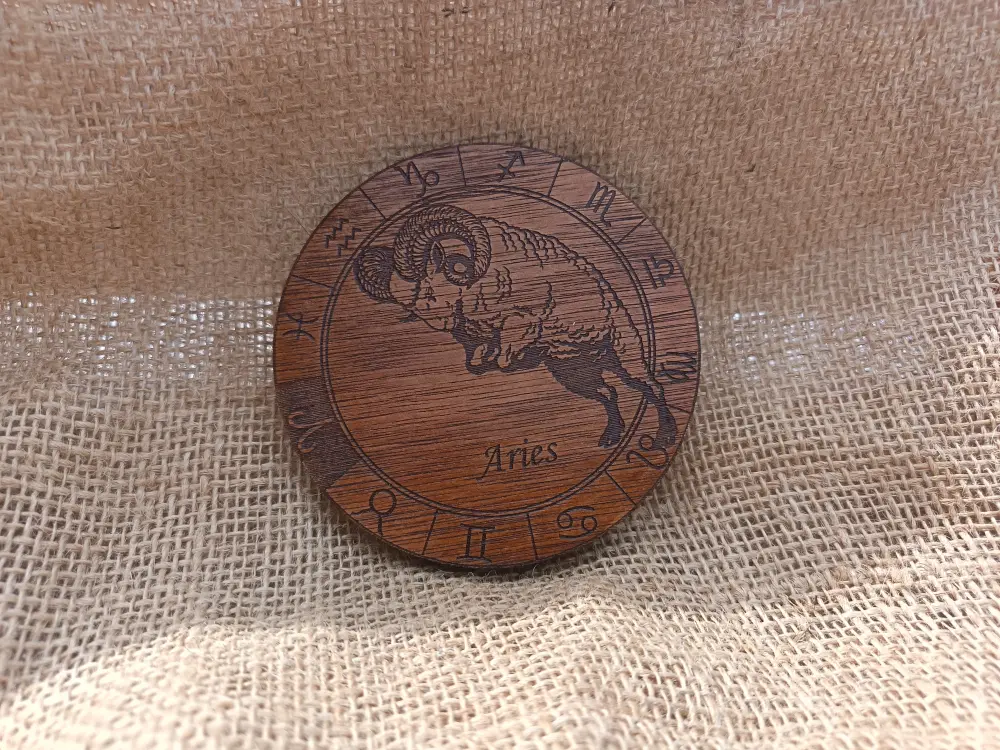 Aries Star Sign Coaster