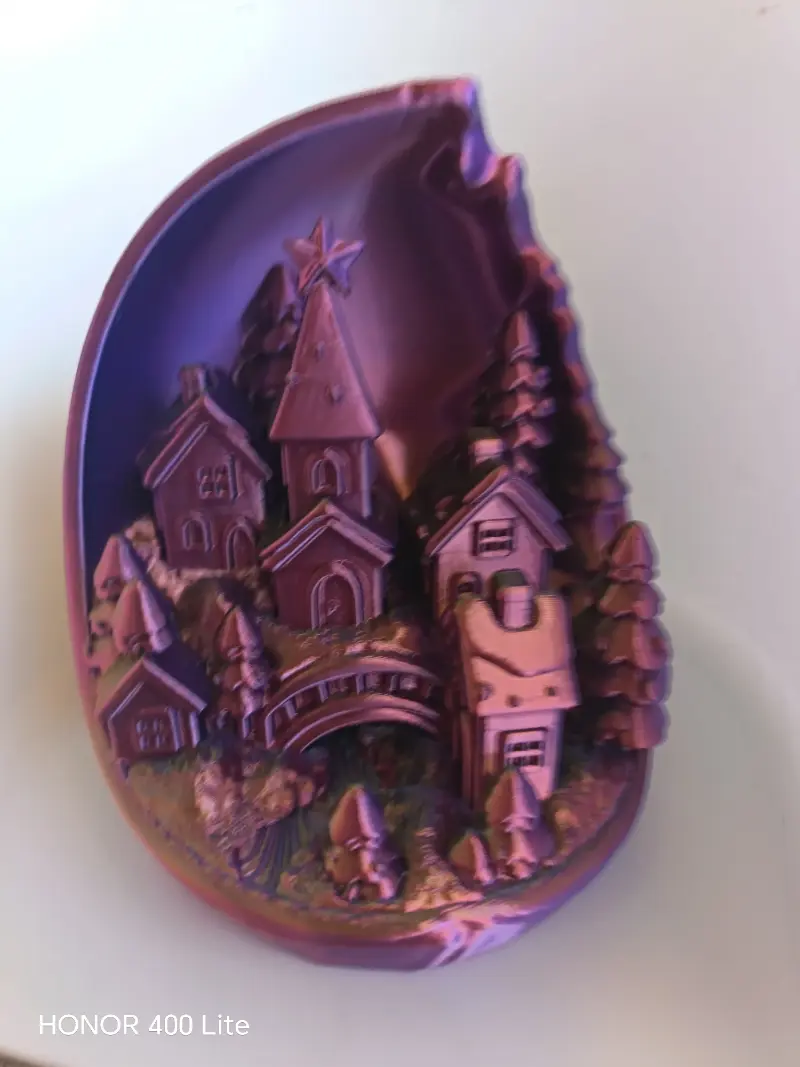 3D Christmas village
