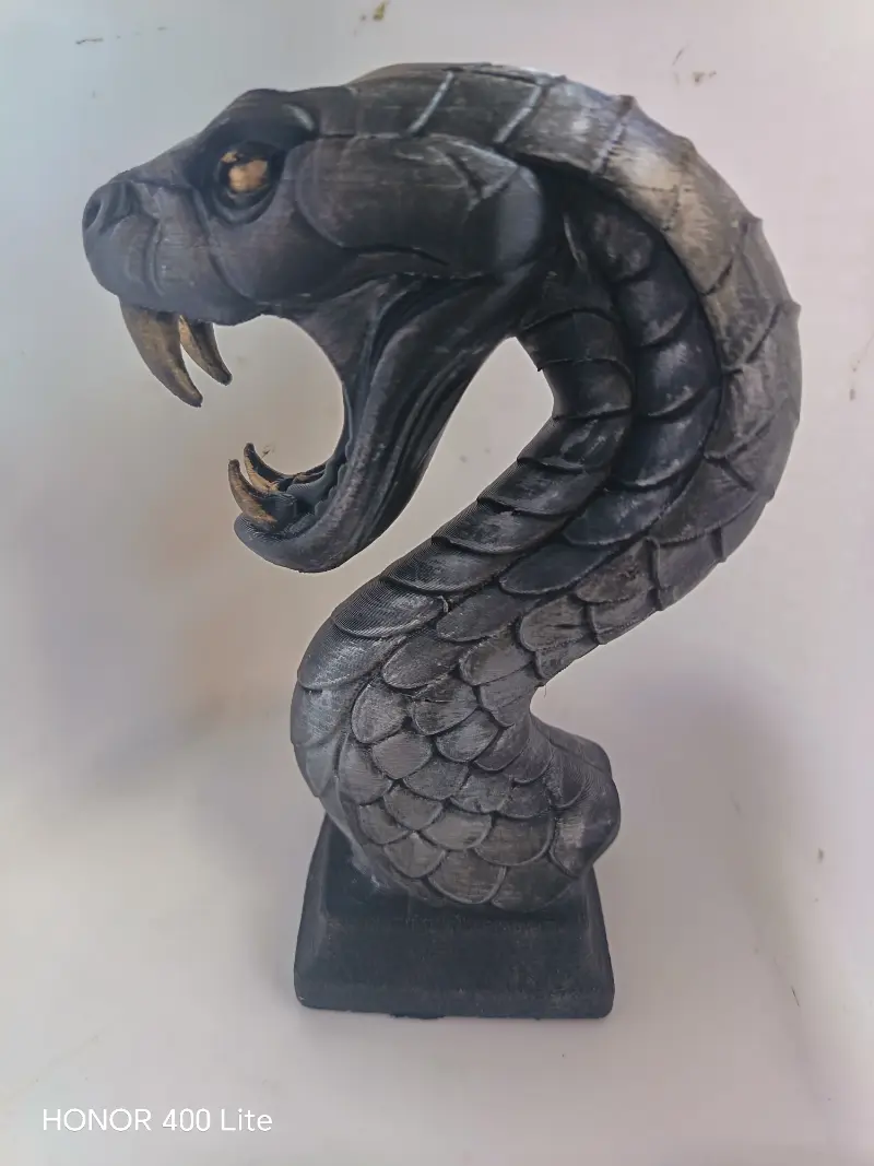 3D Viper Figurine