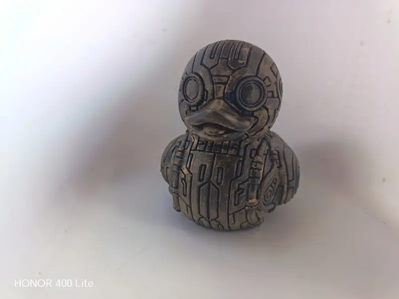 3D Cyber Punk Duck Figurine