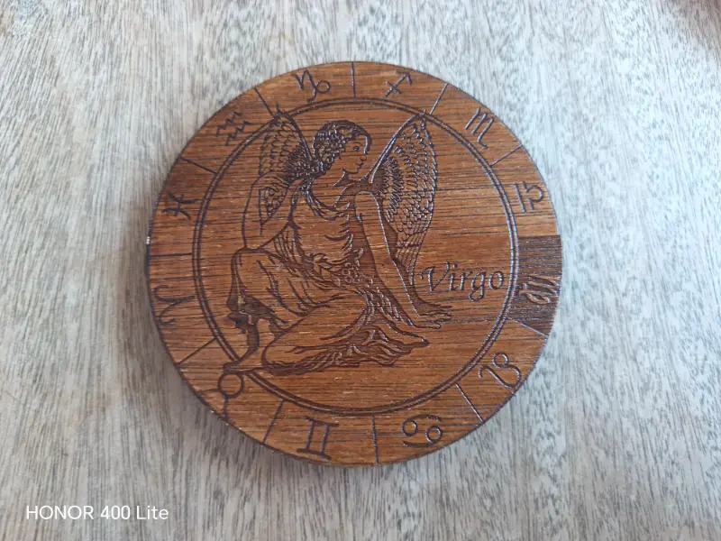 Virgo Star Sign Coaster