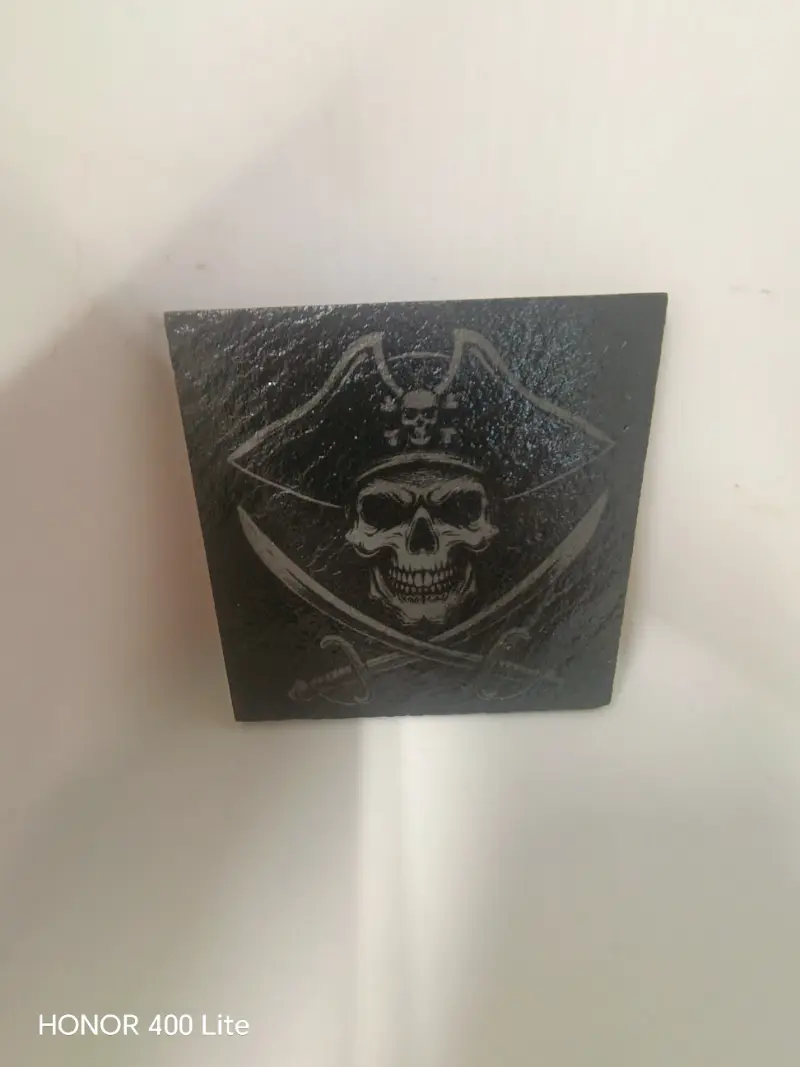 Skull & Crossbones Pirate Coaster