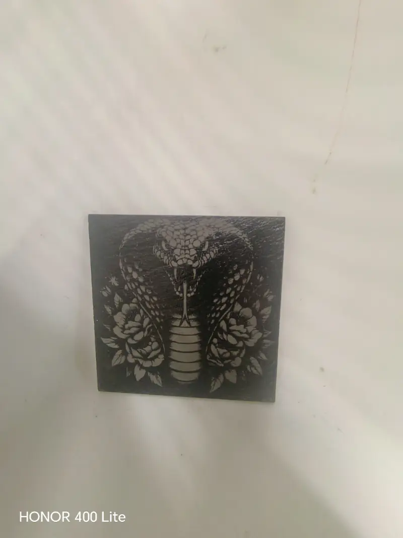 Cobra Snake Slate Coaster