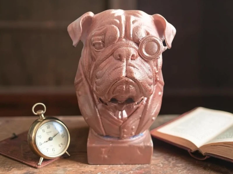 3D printed Bulldog