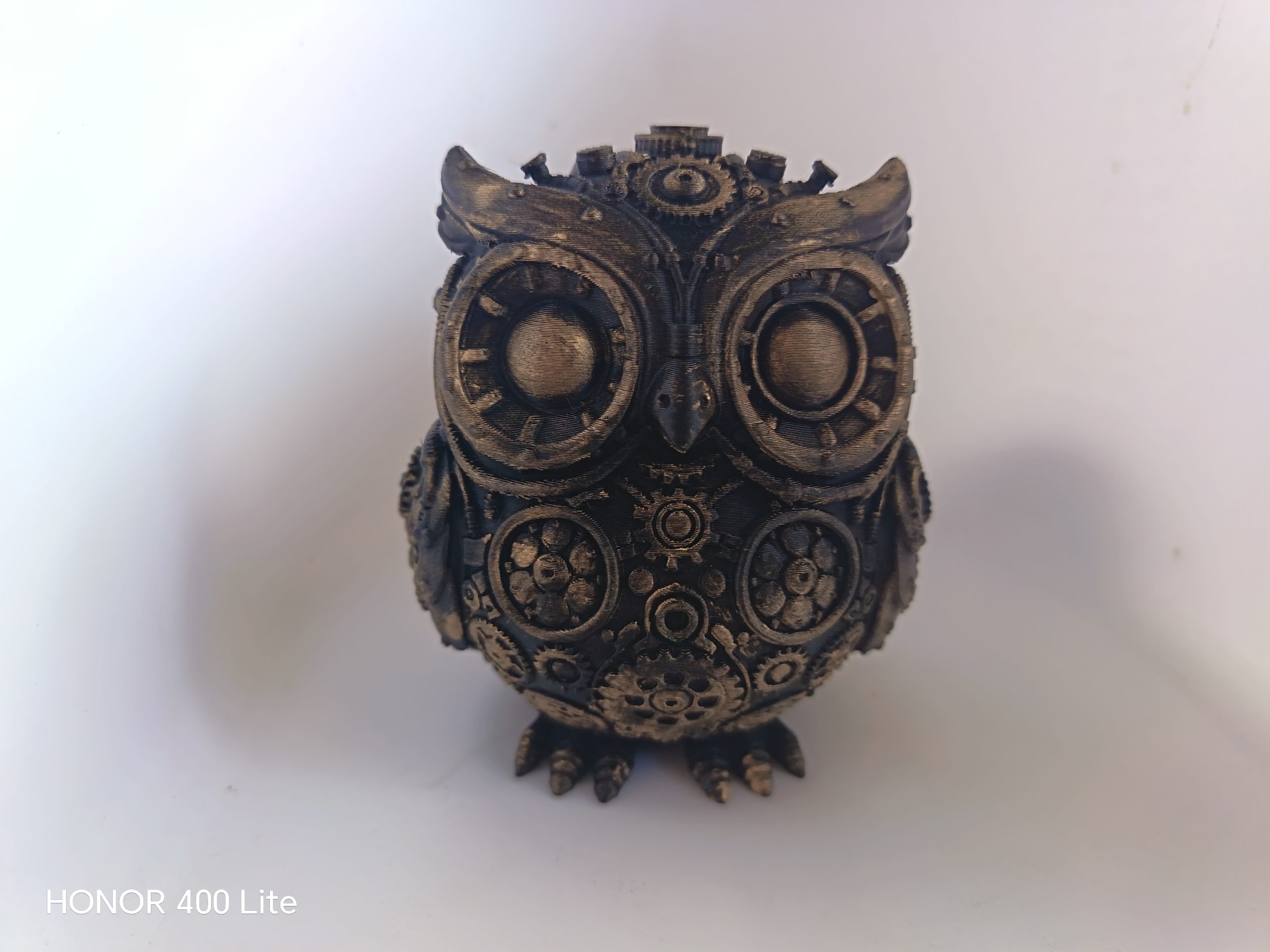 3d printed steampunk owl