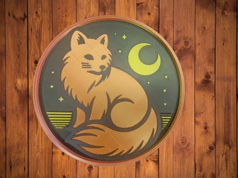 3D Pet Plaque Fox