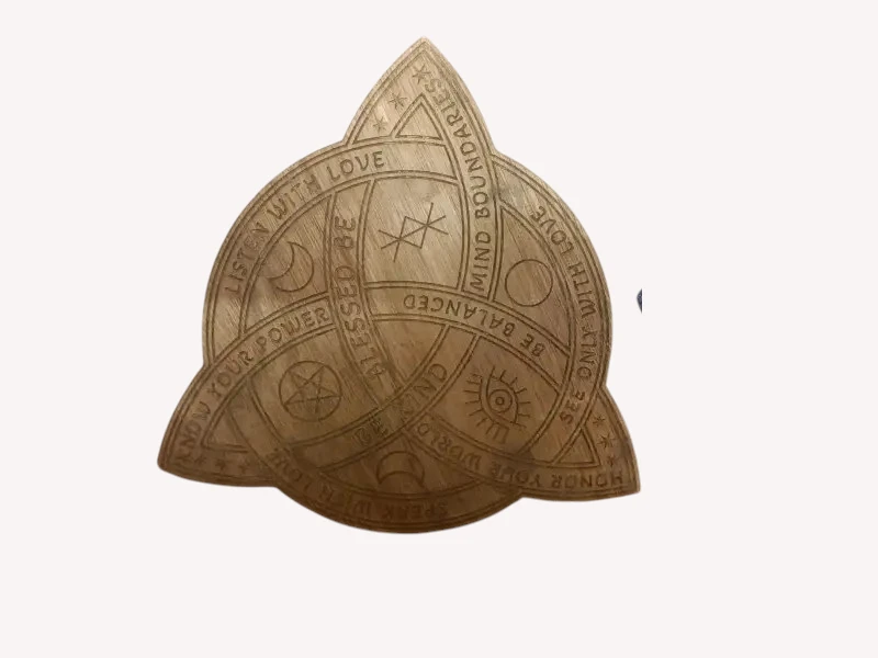 Triquetra Wooden Display