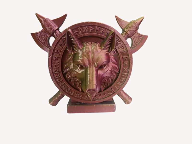 3D Wolf Wine Holder