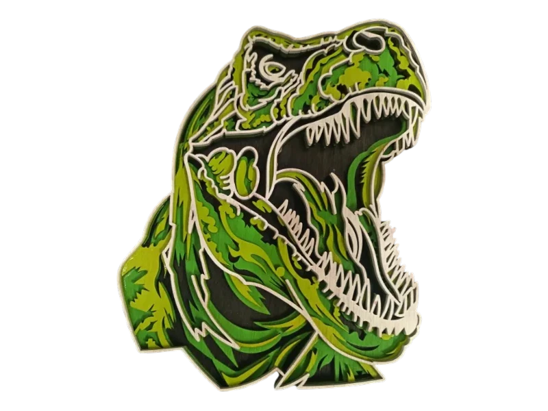 Wooded Dino Kids Room Decor